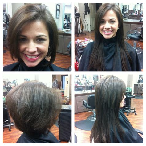 before and after extensions short hair long hair Lex Moore @ Style ...