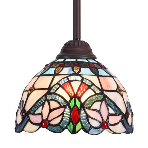 Buy Capulina Tiffany Mini Pendant Light Light Blue Victorian Style ...