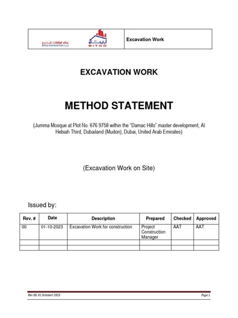 Image result for Work Method Statement PDF