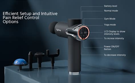 Lifelong Gun Massager for Pain Relief with Cold Compression & 99 Speed ...