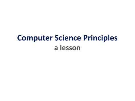 Image result for Principles of Computer Science