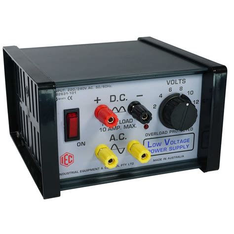 POWER SUPPLY SW GEN. PURPOSE 2-12V.AC.DC/10AMP. O/L LED | IEC designs