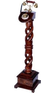 Craft Echo Wooden Antique Telephone Decorative Showpiece - 42 cm Price ...