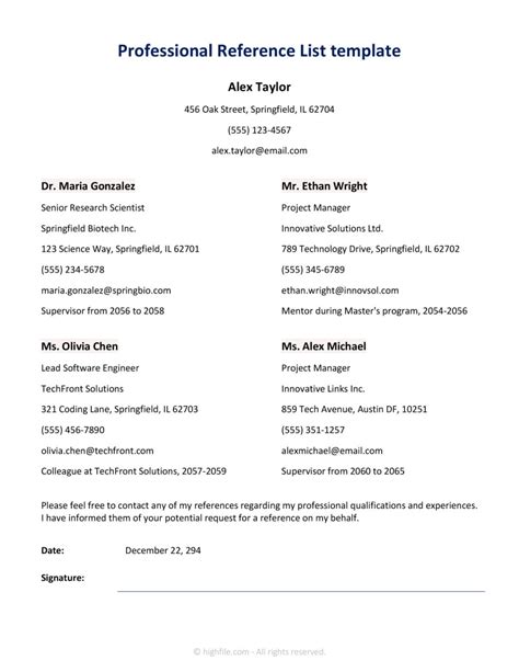 Image result for Example of Reference List