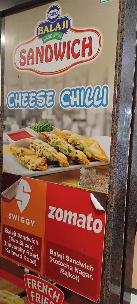Menu at Two Slices by Balaji Sandwich, Rajkot, Pooja complex