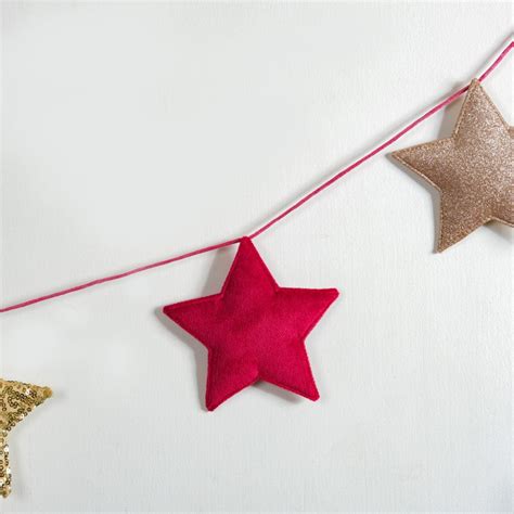 Star Bunting For Christmas 98 Inch Online - Premium Wall Decoration ...
