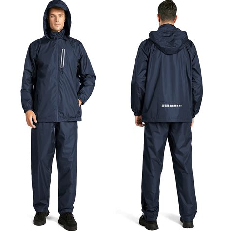 Snapklik.com : SWISSWELL Navy Golf Rain Suit For Mens Rain Gear ...