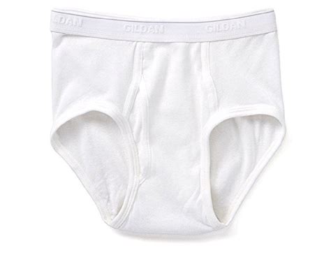 Gildan - Gildan Mens Value 10-Pack 100% Cotton White Briefs Underwear ...