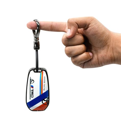 KMH Printed Wooden Key Cover for Toyota-Gun Brown – CARPLUS