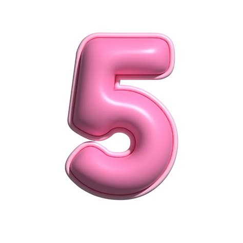 numero 5 color rosa | Tattoo lettering, Emoji stickers iphone, Purple ...