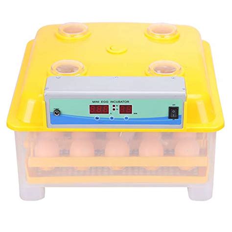 TM&W 24 Eggs Digital Temperature Control Egg Incubator Hatcher (Yellow ...