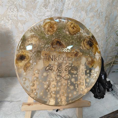 10 inch round deep casting resin vermala preservation 2 inch thickness ...
