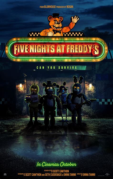FNaF Movie Animatronics poster 2 (High Resolution) by JakAndDaxter01 on ...