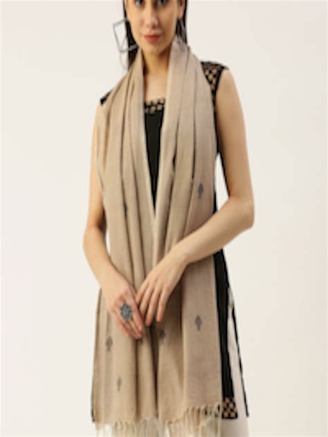 Buy ASVA Jamdani Fish Handwoven Scarf - Scarves for Women 21832406 | Myntra
