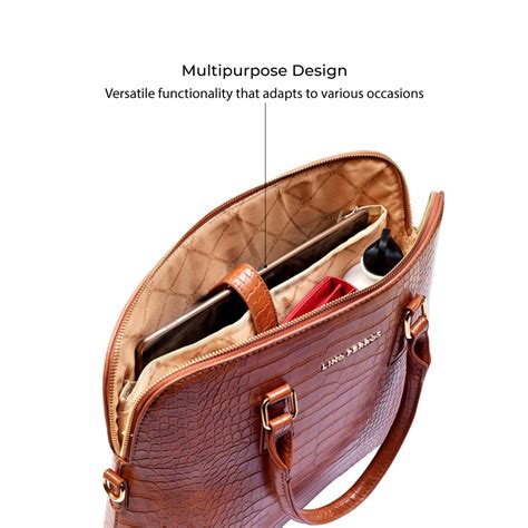 Buy Voyage Confidence Brown Satchel Bag | Lino Perros