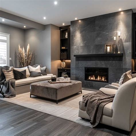 19+ Grey Flooring Living Room Concepts for a Contemporary Home Update ...