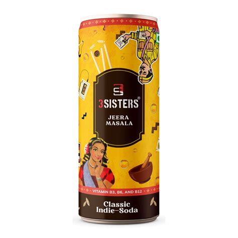 3Sisters Indie-Soda - Jeera Masala (12 Cans) – 3SistersDrinks
