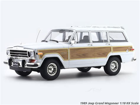 1989 Jeep Grand Wagoneer white 1:18 KK Scale diecast scale model car ...