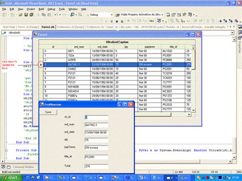 VB Control Grid 的图像结果