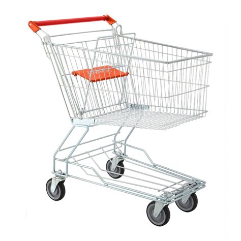 Bigapple STA100LTPR Metal Shopping Trolley Asian Style Cart 100L ...