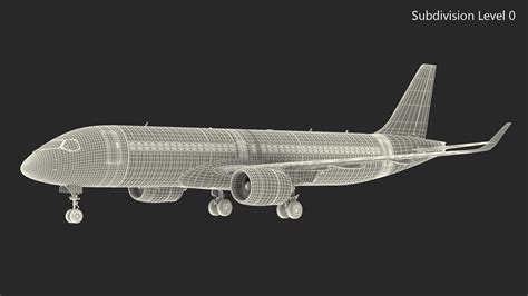 3D Airbus A220 300 Simple Interior Rigged model | 3D Molier International