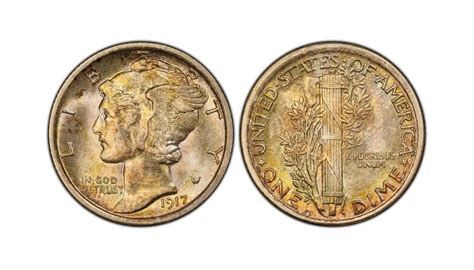 1917 Mercury Dime Value – Key Varieties & Full Band Rarity
