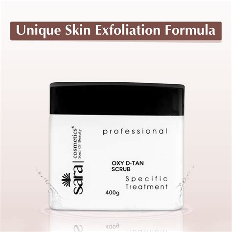 Sara Oxy D-TAN® Scrub for Instant Tan Removal | De-Tan Pack for TAN Re ...