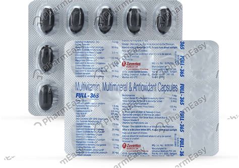 Buy Full 365mg Strip Of 15 Capsules Online at Flat 15% OFF | PharmEasy