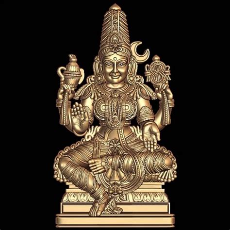 Divine Lakshmi 3D Model STL File for Printing
