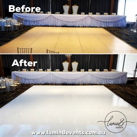 White Gloss Dance Floor Wrap Perth | Dance Floor Hire - Perth