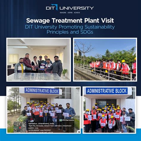 Sewage Plant Visit and Sustainability Drive | DIT University