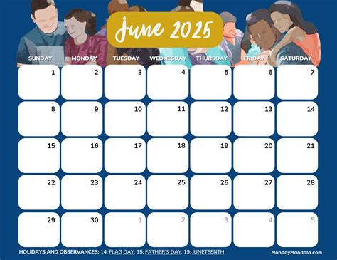 June 2025 Calendar (52 Free PDF Printables)