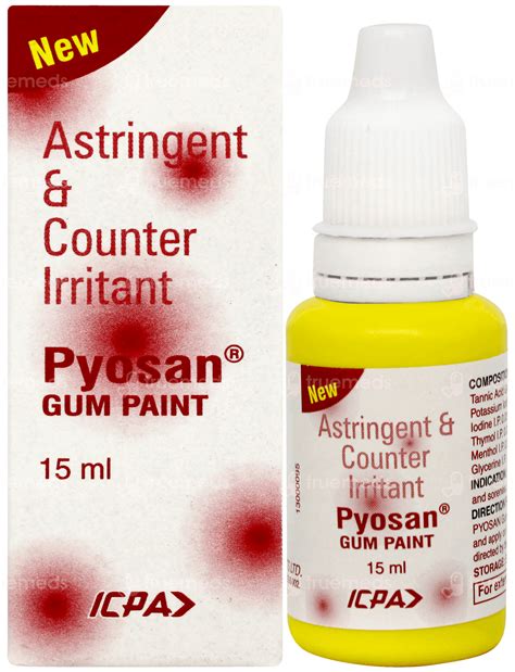 Pyosan New Gum Paint 15ml - Uses, Side Effects, Dosage, Price | Truemeds