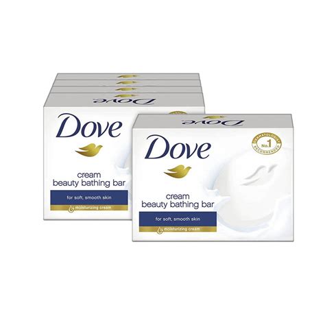 Buy Dove Cream Beauty Bathing Soap Bar, 75g (Buy 4 Get 1) Online at Low ...