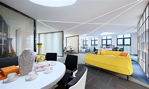 求办公空间室内设计（面积在200-300平方米，包含功能分区的划分、交通流线的组织、界面设计、陈设设计等- _汇潮装饰网