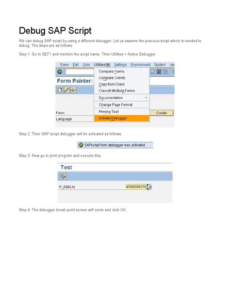 SAP Scripting Tutorial 的图像结果
