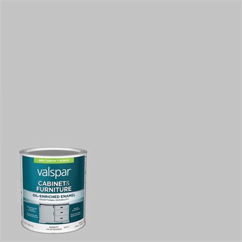 Valspar Satin Gravity Cabinet and Furniture Paint Enamel (1-quart) 007. ...