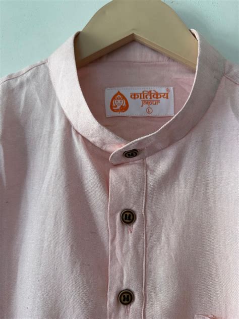 Solid Half Sleeve Cotton Short Kurta for Men – Lable Rahul Singh