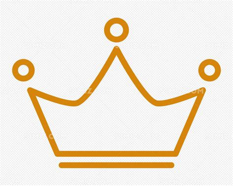 金色王冠徽章图标矢量素材EPS免费下载_红动网