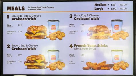 Burger King Breakfast Value Menu BURGER KING® App Apps On Google