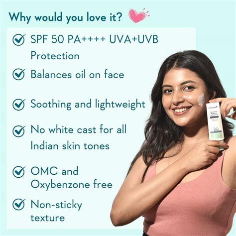 WishCare Sunscreen - SPF 50+ PA++++ Niacinamide Oil Balance Sunscreen ...