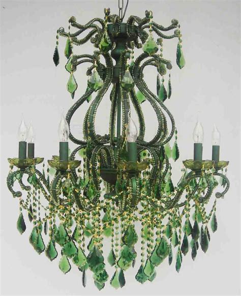 Pin by Graham Egger on Products I Love | Green chandeliers, Chandelier, Crystal chandelier