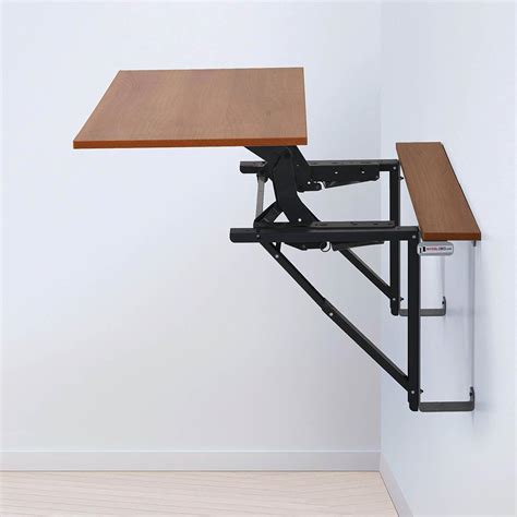 Antares Wall Mounted Sit Stand Desk – InvisibleBed.com