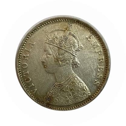 aayushmaan traders British India 1 Rupee Re 1877 Queen Victoria QV Fine ...