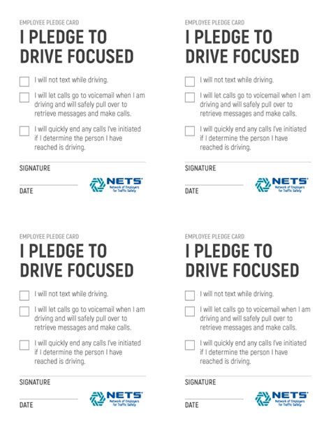 Image result for Distracted-Driving Pledge