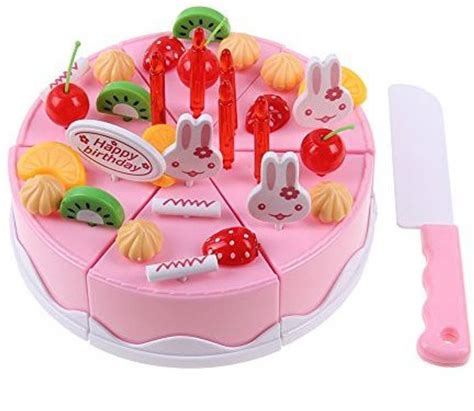 Single Mom Kitchen Toys Baby Boys Girls Birthday Cake Toy Diy Fruit ...