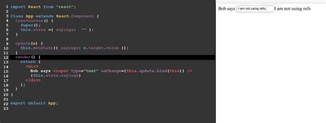 Input a Name and Display Name Using Refs in JavaScript 的图像结果
