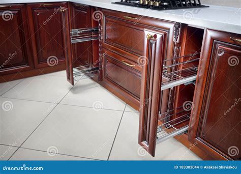 Pull Out Spice Rack Cabinet Filler Pantry. Two Vertical Drawers for ...