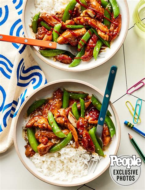 Alyssa Brantley's Teriyaki Chicken with Snow Peas