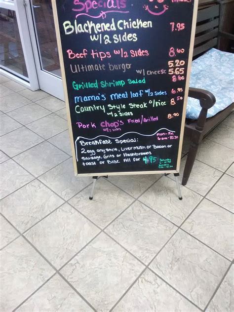 Menu at Steele Creek Cafe, Charlotte